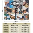 thumbnail image 3 of Blanket Tom Actors Ellis Throw Flannel Blankets Warm Soft Cozy Fuzzy Air Conditioning Blanket for Living Room Sofa Bed Gift Blankets for All Seasons 50"x60", 3 of 6