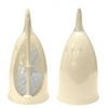 Mainstays Plastic Vanilla Dream Toilet Bowl Brush Holder, 1 Each