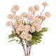 thumbnail image 1 of Uxcell 6 Paquetes de Flores de Bola de Crisantemo Artificial 20.08 pulgadas 5 cabezas Ramo de Crisantemo de Seda Rosa Claro, 1 of 6