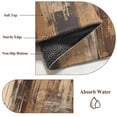 thumbnail image 6 of Round Area Rug 3.3 Ft, Brown Abstract Washable Non-Slip Circle Carpet for Living Room/Bedroom, Vintage Geometric Gradient Oil Painting Modern Low-Profile Small Kitchen Mats Collection Rugs for Indoor, 6 of 8
