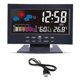 thumbnail image 5 of LED Digital Alarm Clock Snooze Calendar Thermometer Weather Humidity Display, 5 of 5