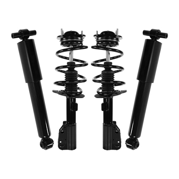 AutoShack Set of 4 Front Complete Struts Coil Spring and Rear Shock Absorbers Replacement for Buick Enclave GMC Acadia Limited 2013-2016 Acadia 2013-2017 Chevrolet Traverse AWD FWD SUS030400030