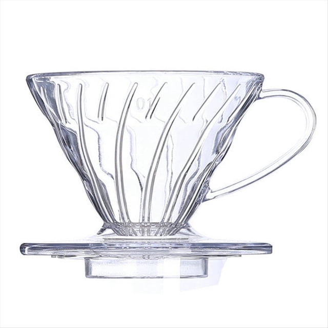 Embudo de para Café, Filtro de Plástico en Forma de V, 60 Ml, Espiral, para Café, 02