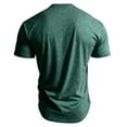 thumbnail image 6 of Men's Casual Henley Shirts Classic Slim Button Short Sleeve Pullover Solid Gym Workout Athletic T-Shirt, 6 of 7