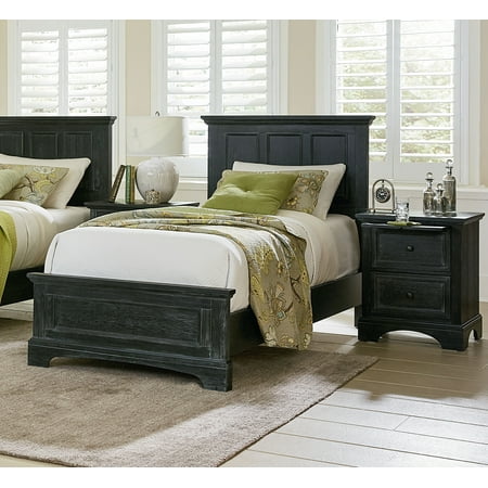 Farmhouse Basics Bed Set With Headboard Footboard And Bed Rails