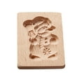 thumbnail image 4 of CSChome Wooden Cookie Mold Wooden 3D Cookie Mould Set Food Grade Baking Tools, 4 of 7