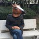 thumbnail image 5 of Máscara de cabeza de caballo, disfraz de cosplay para fiesta, divertida y divertida máscara de cabeza de caballo para Halloween, tocado Lnu Ma Jun, 5 of 5