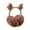 Khaki, variant on Otqutp Unisex Adjustable Ear Cover Winter Warm Earmuffs Deer Horn Cute Earmuffs Cold Proof Warm Sleeve Earmuffs for Women Outdoor Activities(A,One Size)