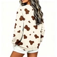 thumbnail image 4 of Guluxicc Women's Graphic Sweatshirts Oversized Pullover Crew Neck Long Sleeve Casual Sweatshirts for Everyday Fall Winter, 4 of 8