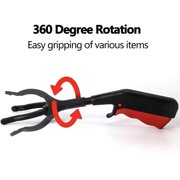 WarmFuPalace 2-Pack Heavy Duty Reacher Grabber Tool Extended Pick Up Stick Black and Red