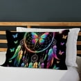 thumbnail image 4 of Comforter Cover Set Butterfly Dream Catcher Printed Home Textiles Girls Women Festival Bed Gift Bed Set, 4 of 6