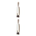 thumbnail image 4 of Decodeary Bottle Caps Groove Brush Carrot-shaped Dust Remover Washing Tool Accessories Gray 2Set, 4 of 6