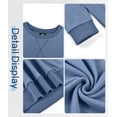 thumbnail image 5 of GENTS BLISS Crew Neck Men Sweatshirts Fleece Long Sleeve Shirts for Men Casual Pullover Sweatshirts for Men, 5 of 9