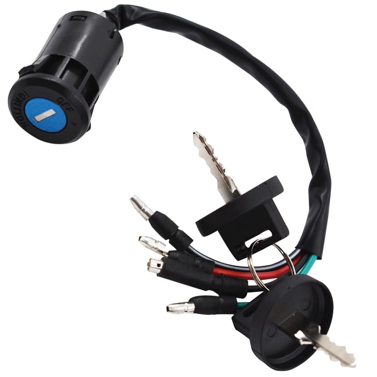 ATVWRLOD Ignition Key Switch – Fits Honda FourTrax 200 TRX200SX 2x4 1986-1987 – Direct Replacement