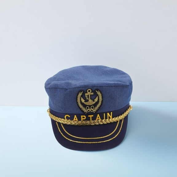 LABSERRON 1Pack Captain Hats for Men and Women Nautical Theme Suitable for Travel and Boating