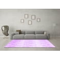 thumbnail image 3 of Ahgly Company Indoor Square Abstract Purple Contemporary Area Rugs, 8' Square, 3 of 4