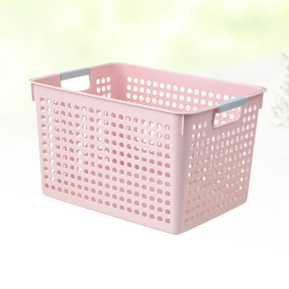 SEWCHICS PP Plastic Home Storage Basket for Books, Snacks, Toys, and Everyday Sundries Organizer