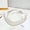 Clear, variant on 2 Pcs Lightweight And Stylish Fruit Bowl, Clear Plastic, For Elegant Kitchens And Dining Rooms, Great For Serving Fruit Salad And Snacks
