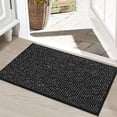 thumbnail image 1 of Dirt Trapper Door Mat ” x ” Washable Doormats Entrance Mat Dirt and Absorbent Welcome Mat Low Profile Floor Mats for Front Back Door and Entryway Taupe, 1 of 9