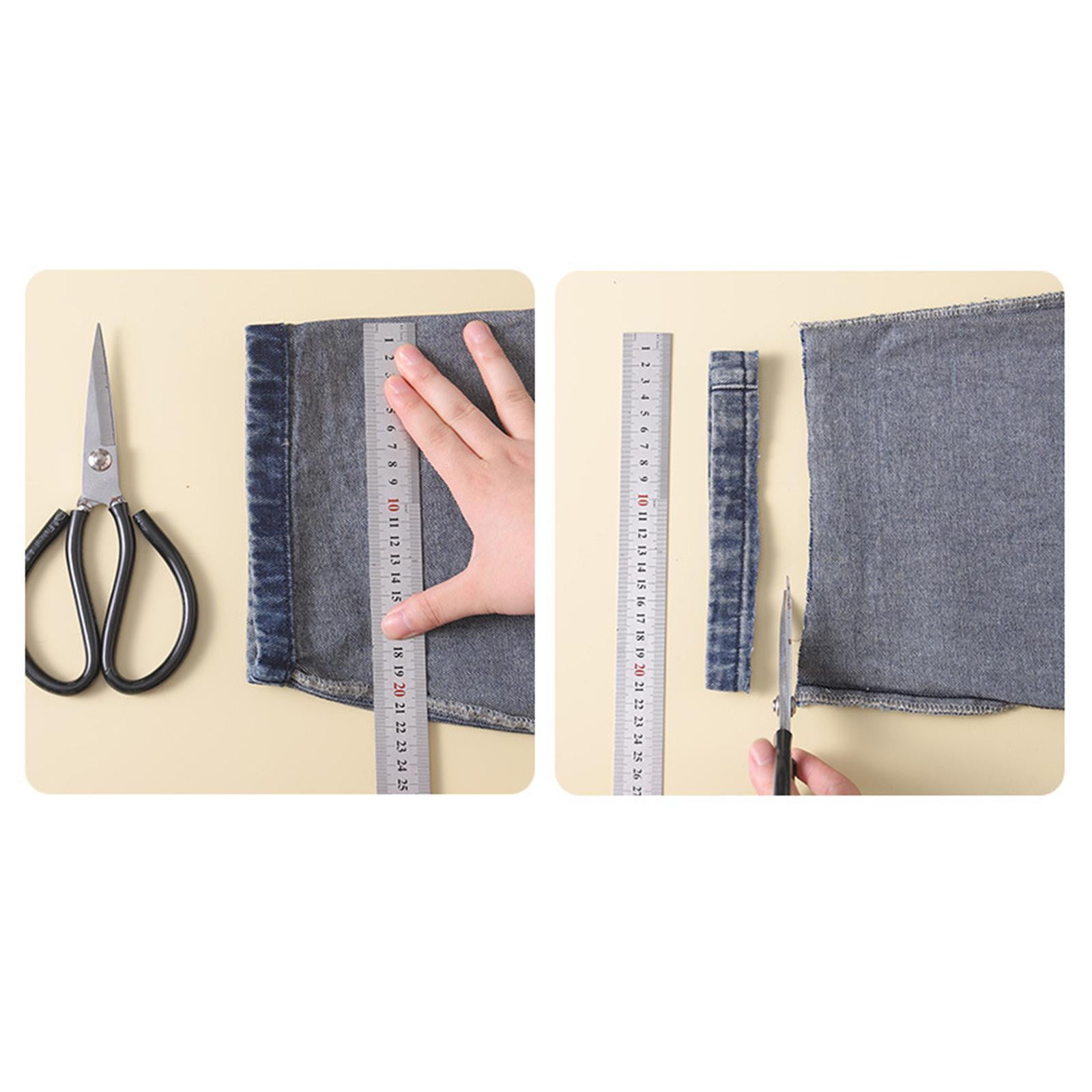 5M Self-Adhesive Pants Paste Iron-on Hem Tape Trousers Legs Edge Repair and  Shorten Tools DIY Sewing Fabric Apparel Accessories