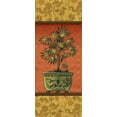 thumbnail image 2 of Audrey, Charlene 15x32 Gold Ornate Wood Framed with Double Matting Museum Art Print Titled - Tropical Plants III, 2 of 4