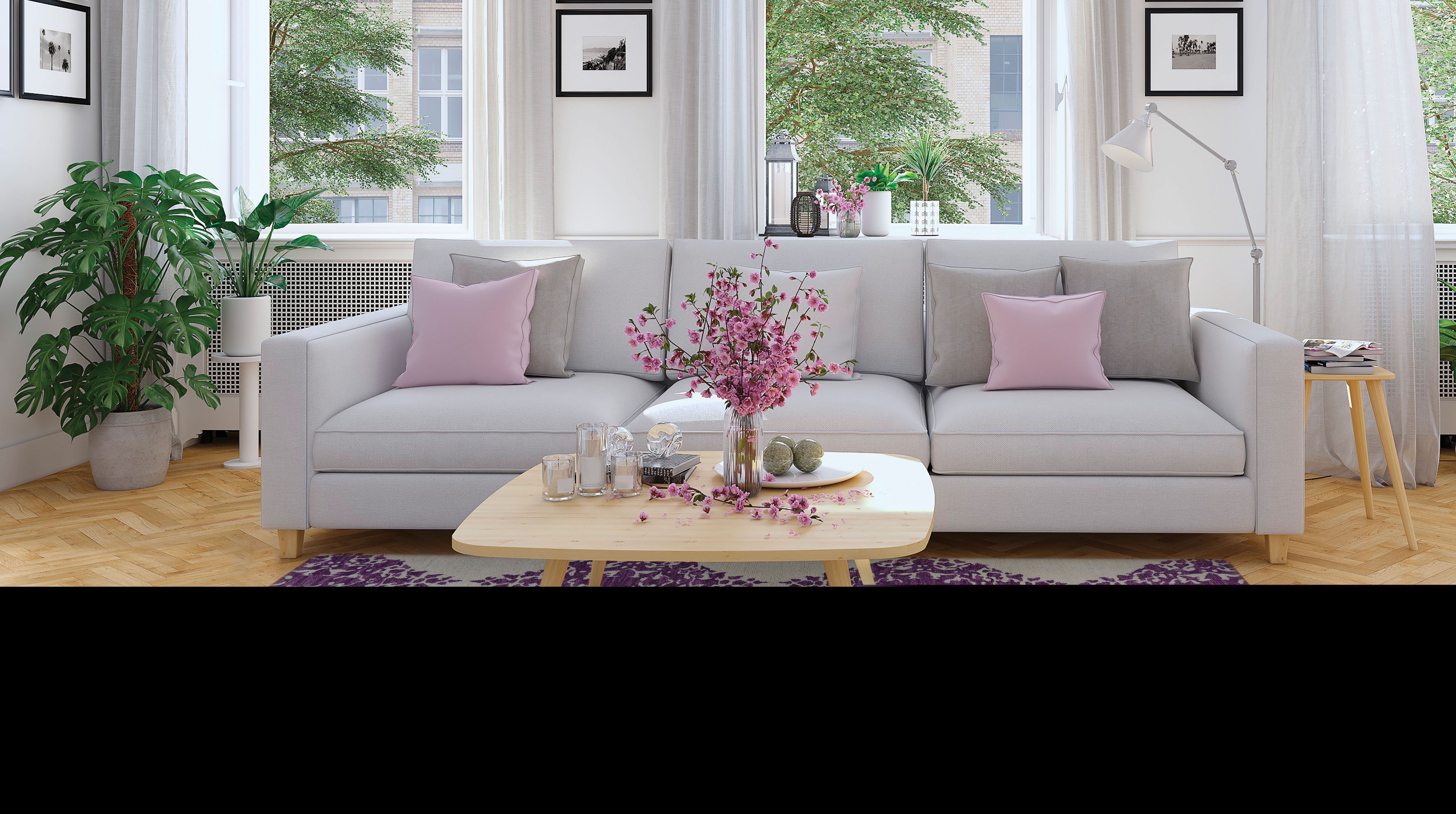 thumbnail image 1 of Couristan Crawford Ornament Magenta Area Rug, 1 of 2