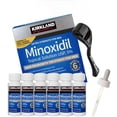 thumbnail image 1 of Tratamiento para el crecimiento del cabello con Minoxidil Kirkland al 5% para hombres (paquete de 6), 1 of 5