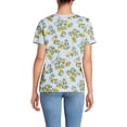 thumbnail image 2 of Lands' End Supima Cotton V-Neck T-Shirt, 2 of 3