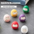 thumbnail image 2 of Clearance Now! Japanese Traditional Style Daruma Doll, Statue Ornament Collectible New C2D6, 2 of 8