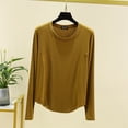thumbnail image 2 of Estbridge Haut de Pyjama en Modal pour Femmes Manches Longues Décontracté - Doux Confortable Mode Hiver Printemps Automne Quotidien Loungewear, 2 of 4
