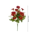thumbnail image 3 of 2Pcs Artificial Pansy Flower Bouquet, 5-Stem Realistic Petal Design With Anti-Fade Treatment, Faux Floral for Wedding Layout, Garden Landscaping, Home Decor and Photo Shooting Props, 3 of 6