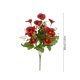 thumbnail image 3 of Ramo de pensamientos artificiales de 5 tallos Flores artificiales de plástico para bodas Jardines Decoración del salón Paisajismo y arreglos florales, 3 of 6