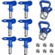 thumbnail image 1 of Boquilla de pulverización sin aire de 6 piezas, boquillas de pulverización sin aire reversibles, boquilla sin aire para pistola de pulverización de pintura de alta presión (tipo 211, 315, 417, 515,, 1 of 5