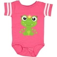 thumbnail image 3 of Inktastic Cute Frog, Green Frog, Frog Princess, Crown Girls Baby Bodysuit, 3 of 5