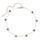 thumbnail image 1 of 5x Collar Bohemio de Cereza Dulce, Collar de Cadena de Cuentas de Cereza Simple a La Moda para Niñas, Cuentas Transparentes Hechas a Mano para Mujeres 5 piezas, 1 of 7
