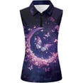 thumbnail image 1 of Blouse Sans Manches Imprimée Décontractée Mode Été Respirante Douce Extensible Confortable pour Usage Quotidien T-Shirt Débardeur pour Femmes, 1 of 2
