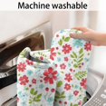 thumbnail image 5 of Pioneer Flower Floral Print Pattern Bathroom Rugs Mat, Non Slip Microfiber Bathroom Rug with Rubber Backing, Soft Mats for Bathroom Floor Tub Shower, 24"x60", 5 of 5