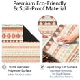 thumbnail image 4 of Boho Pattern Large Rubber Game Table Topper 31.5 Inch Square Mahjong Mat with Non-Skid Bottom for Stability and Noise Reduction for Tiles and Cards, 4 of 7
