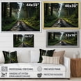thumbnail image 4 of Designart "Olympic Greenery Forests of Olympic National Park II" Landscapes Floater Framed Canvas Art Print, 4 of 7