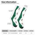 thumbnail image 3 of Women's Knee High Socks Mexican Flag Print Thermal Soft Knee Long Socks, 3 of 7