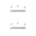 thumbnail image 2 of Speravity Pegatinas para coche, tarjeta de estacionamiento temporal para coche, notificación nocturna, placa con ventosa luminosa, tarjeta, número de Plata PC 1 2piezas Speravity CBP258811, 2 of 5