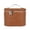 Brown, variant on Cosmetic Bag 2 Makeup Organizer with Divider and Handle for Women and Girls Leather Portable Toiletry Bag Vanity Bag for Travel and Everyday Use