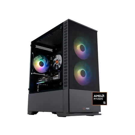 ABS Cyclone Ruby Gaming PC - Windows 11 - AMD Ryzen 5 9600X - Radeon RX 9060 XT - 32GB DDR5 6000 - 1TB M.2 NVMe SSD - CR9600X9060XT8GB