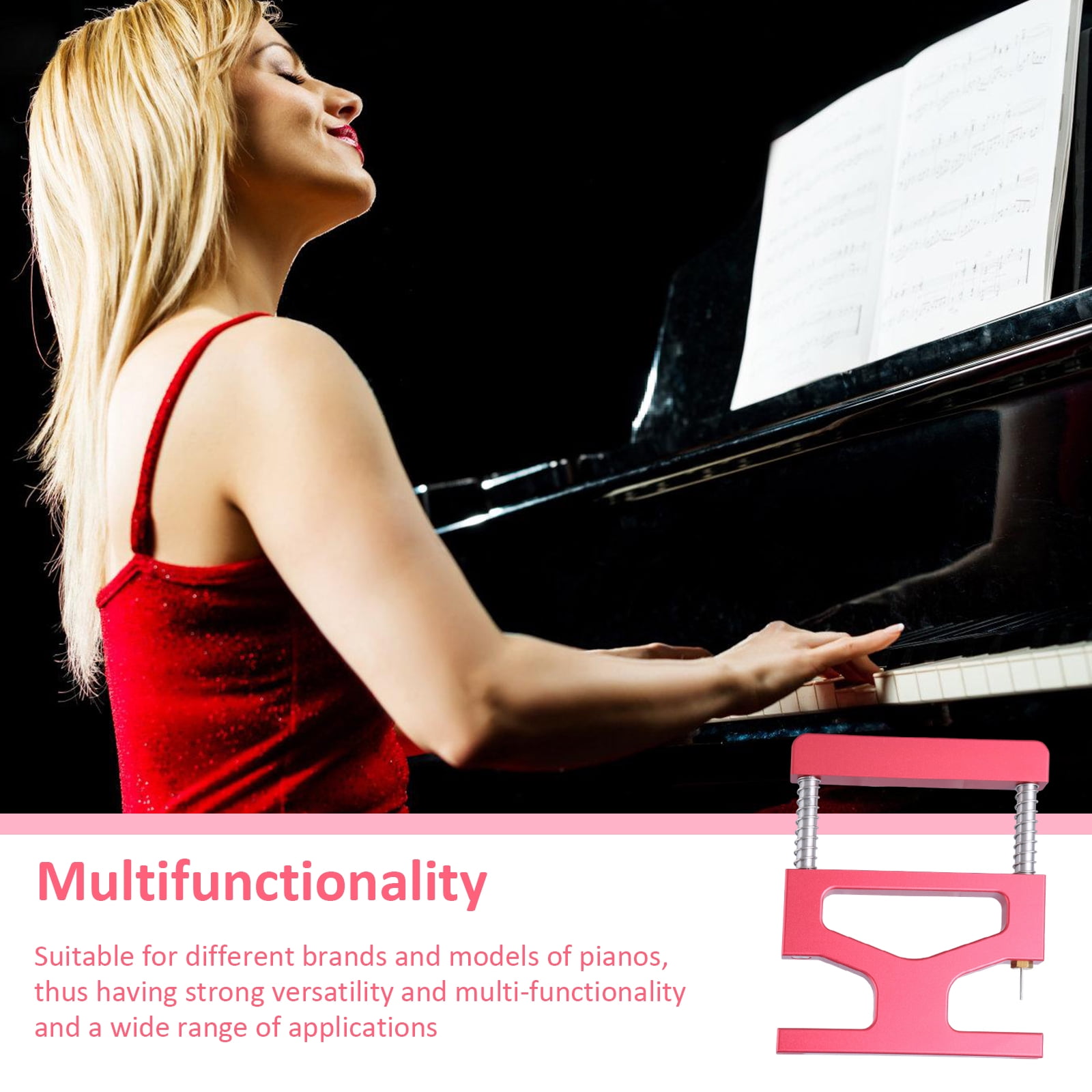 BIBABLYKE Piano Tuning Maintenance Tools Manufacturer Special Tools Piano Shaft Nail Retainer Pliers Piano Shaft Frame Piano Tool