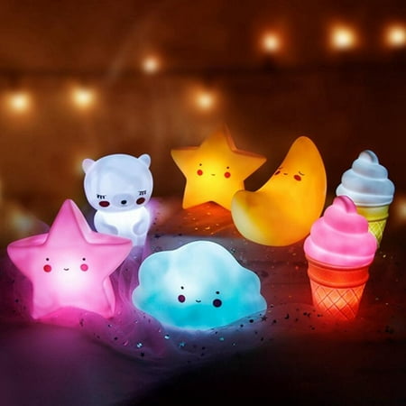 

Spdoo Portable Cute Kitty Silicone LED Night LampChildren Night Light with Warm Breathing Modes Touch Sensor Control Christmas Gifts f