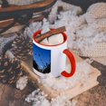 thumbnail image 5 of 3dRose, Palm Tall, 15oz Two-Tone Red Mug, 5 of 7