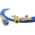 thumbnail image 2 of HAHADAXA R134A Car AC Refrigerant Charge Hose Kit, R134a Charging 59'' Hose with Gauge and R134A Can Tap Valve, R134A Low Side Adapter, for R134A R12 or R22 refrigerant Ac Charge Kit, 2 of 6
