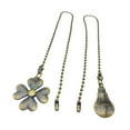 thumbnail image 1 of 2 uds., cadena de tracción de extensión de ventilador, cadena de tracción de luz, cadenas de extensión, cadena de tracción de ventilador de Metal para Marrón, 1 of 8