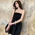 thumbnail image 2 of AMERTEER Liquidation! Robe Sans Bretelles pour Femmes Maillot de Bain Sorties de Plage Tube Top Élastique Robe de Plage Mini, 2 of 5