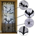 thumbnail image 4 of Dongrere Halloween Curtains Bats Curtains for Halloween Kitchen Decor Sheer Curtain for Indoor, 40*84In, 4 of 4